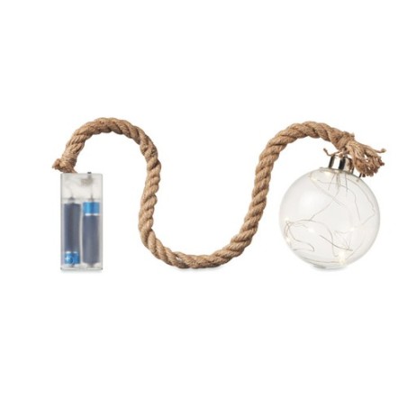 Boule en verre LED BAUBLI - Éclairez vos fêtes !