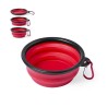Bol Incassable Pliable Personnalisé pour Animaux à Prix Abordable Baloyn Couleurs : rouge Matières : TPR marquage couleur éclata