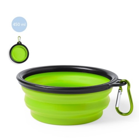 Bol Incassable Pliable Personnalisé pour Animaux à Prix Abordable Baloyn Couleurs : noir Matières : TPR marquage laser ultra pré