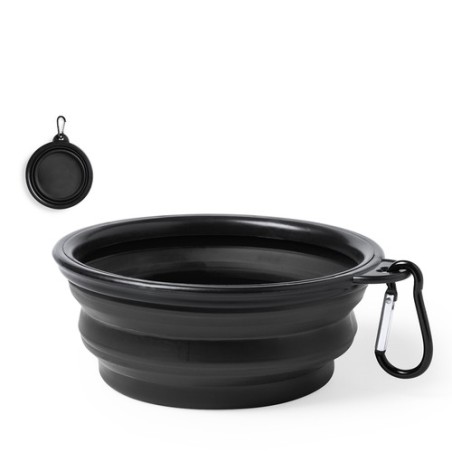 Bol Incassable Pliable Personnalisé pour Animaux à Prix Abordable Baloyn Couleurs : noir Matières : TPR cadeau collaborateur pre