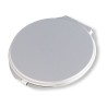 Miroir double en aluminium personnalisé pratique et pas cher - SORAIA Matières : verre Couleurs : argenté mat personnalisable av