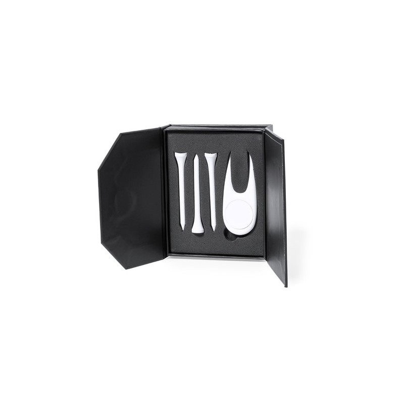 Set de Golf Personnalisé - Grent Couleurs : blanc personnalisable avec votre logo