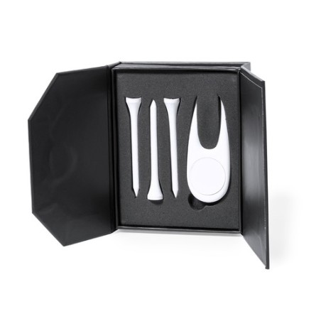 Set de Golf Personnalisé - Grent Couleurs : blanc personnalisable avec votre logo
