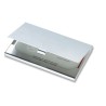Etui en aluminium élégant et pratique pour cartes de visite personnalisé - EPSOM Matières : aluminium Couleurs : argenté brillan