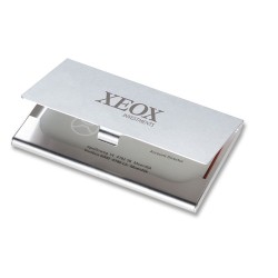Etui en aluminium élégant et pratique pour cartes de visite personnalisé - EPSOM Matières : aluminium Couleurs : argenté brillan 2