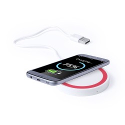 Chargeur sans fil Personnalisé Radik Couleurs : bleu goodies publicitaire événementiel