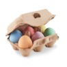 Cadeau Publicitaire Unique - Craies Éco-responsables en Boîte à Œufs TAMAGO Matières : craie Couleurs : beige