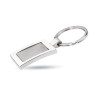 Porte-clés rectangulaire en métal personnalisé - HARROBS Matières : métal Couleurs : argenté brillant