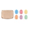 Cadeau Publicitaire Unique - Craies Éco-responsables en Boîte à Œufs TAMAGO Matières : craie Couleurs : beige cadeau entreprise 