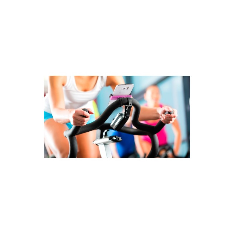 Support de Vélo Personnalisé - Perch Couleurs : fuchsia personnalisable avec votre logo