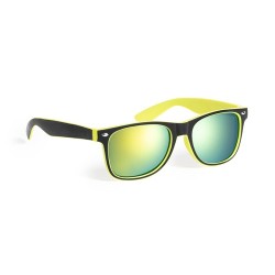 Lunettes de Soleil Personnalisées à Protection Style Éco-responsable pas cher Gredel Couleurs : bleu marquage couleur éclatante