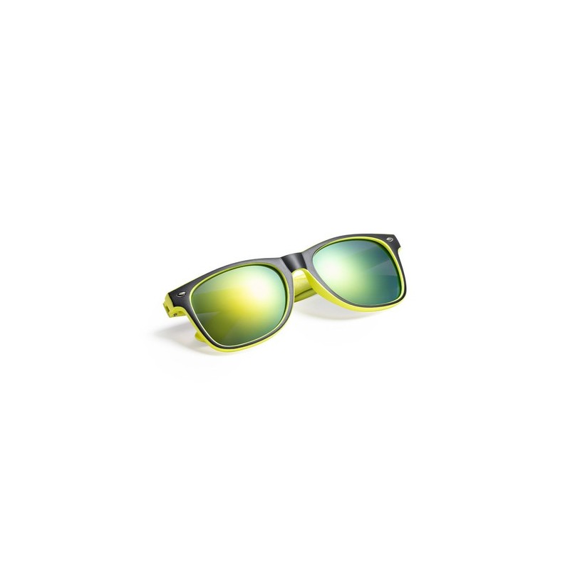 Lunettes de Soleil Personnalisées à Protection Style Éco-responsable pas cher Gredel Couleurs : jaune objet promo petit budget