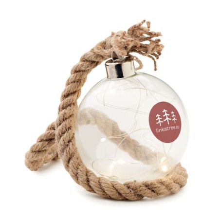 Boule en verre LED BAUBLI - Éclairez vos fêtes !