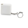 Porte-clefs mètre ruban pratique et design personnalisé de 1 m - WATFORD Matières : ABS Couleurs : blanc
