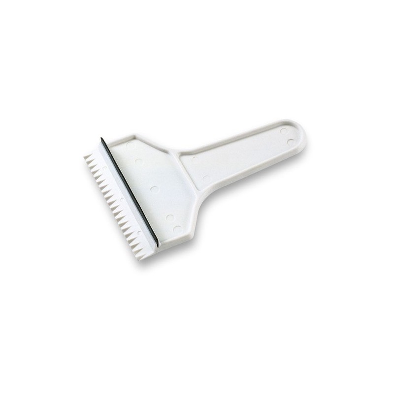 Grattoir en plastique personnalisé  - FINCLEY Matières : polystyrène (PS) Couleurs : blanc