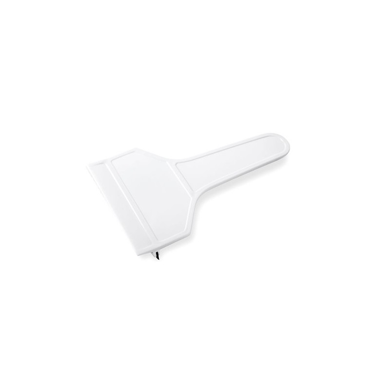 Grattoir en plastique personnalisé  - FINCLEY Matières : polystyrène (PS) Couleurs : blanc personnalisable avec votre logo