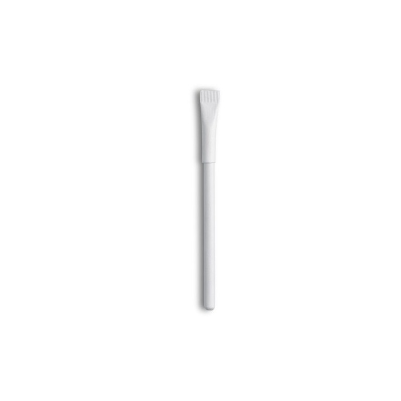 Stylo bille  et personnalisé en plastique recyclé - ARTEL Matières : papier Couleurs : blanc