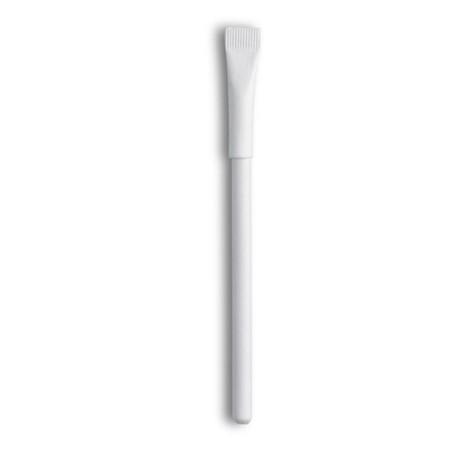 Stylo bille  et personnalisé en plastique recyclé - ARTEL Matières : papier Couleurs : blanc