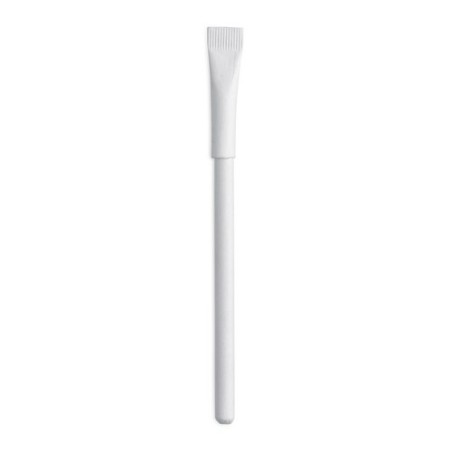 Stylo bille  et personnalisé en plastique recyclé - ARTEL Matières : papier Couleurs : blanc cadeau entreprise pas cher