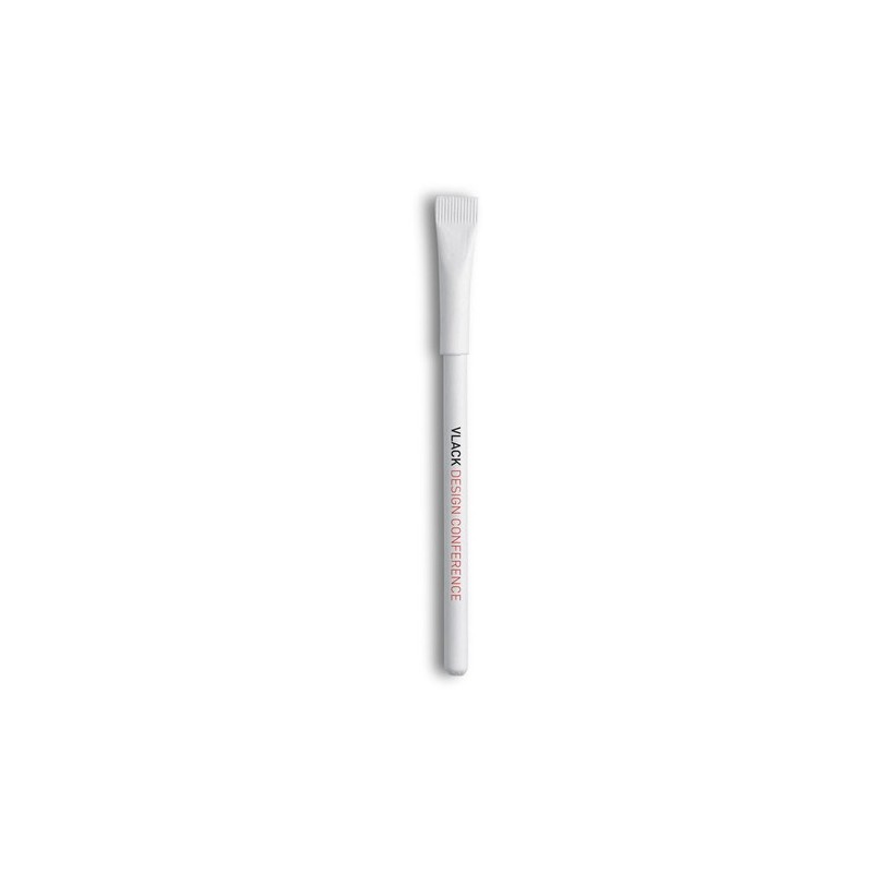 Stylo bille  et personnalisé en plastique recyclé - ARTEL Matières : papier Couleurs : blanc impression haute définition