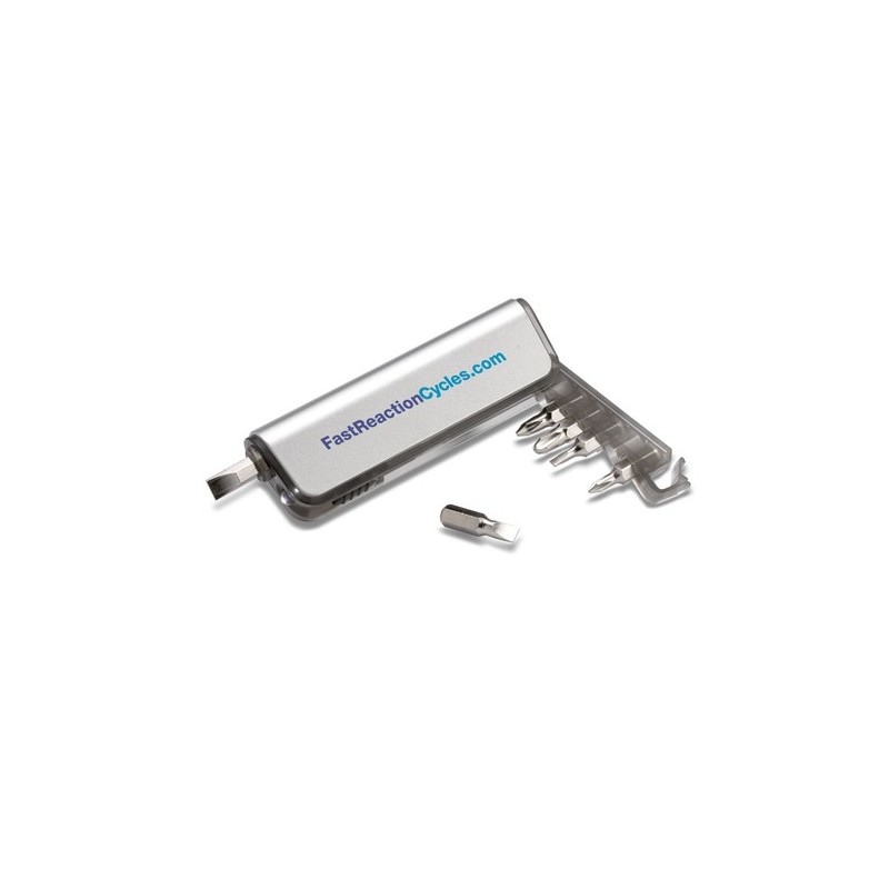 Support multi-outils pratique et torche efficace - ALUTOOL Matières : aluminium Couleurs : gris transparent cadeau entreprise pa