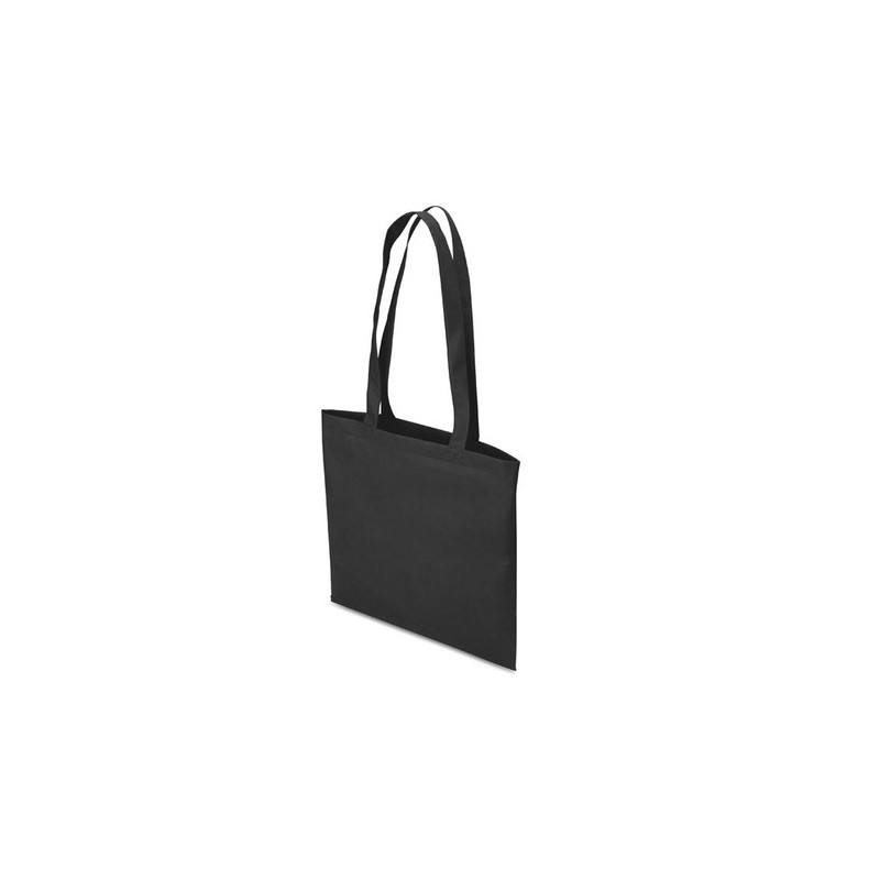 Sac de shopping  et pratique personnalisable - TOTECOLOR Matières : polypropylène (PP) Couleurs : noir cadeau affaires élégant