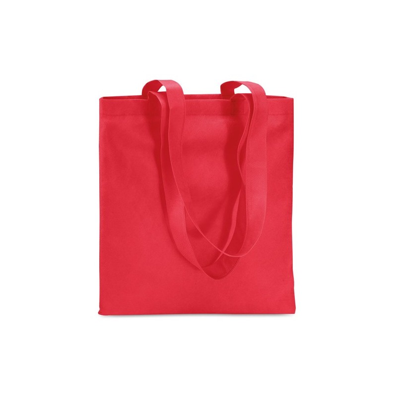 Sac de shopping  et pratique personnalisable - TOTECOLOR Matières : polypropylène (PP) Couleurs : rouge personnalisation rapide 
