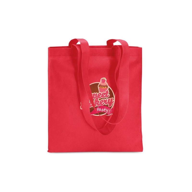 Sac de shopping  et pratique personnalisable - TOTECOLOR Matières : polypropylène (PP) Couleurs : rouge livraison express 24h 48
