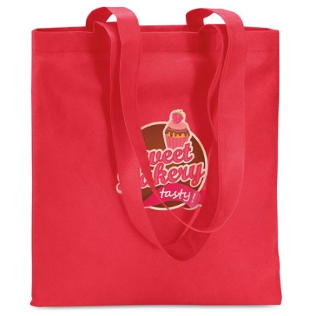 Sac de shopping  et pratique personnalisable - TOTECOLOR Matières : polypropylène (PP) Couleurs : rouge livraison express 24h 48