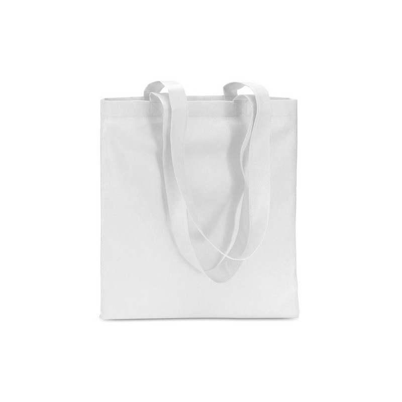Sac de shopping  et pratique personnalisable - TOTECOLOR Matières : polypropylène (PP) Couleurs : blanc goodies entreprise desig