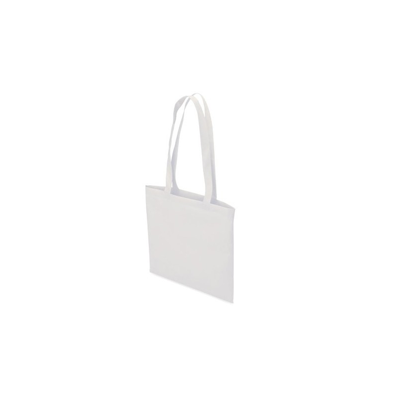 Sac de shopping  et pratique personnalisable - TOTECOLOR Matières : polypropylène (PP) Couleurs : blanc personnalisable avec vot