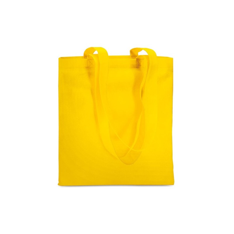 Sac de shopping  et pratique personnalisable - TOTECOLOR Matières : polypropylène (PP) Couleurs : jaune impression logo haute qu