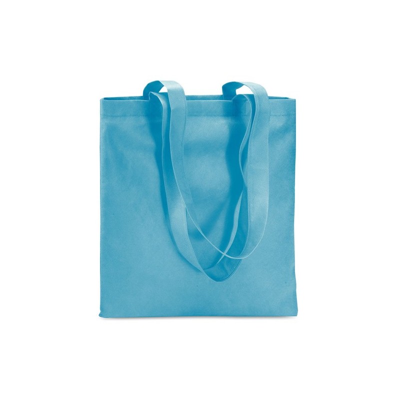 Sac de shopping  et pratique personnalisable - TOTECOLOR Matières : polypropylène (PP) Couleurs : turquoise objet promotionnel é
