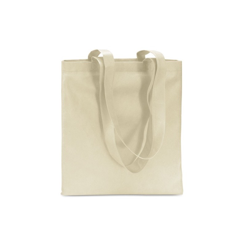 Sac de shopping  et pratique personnalisable - TOTECOLOR Matières : polypropylène (PP) Couleurs : ivoire impression haute défini