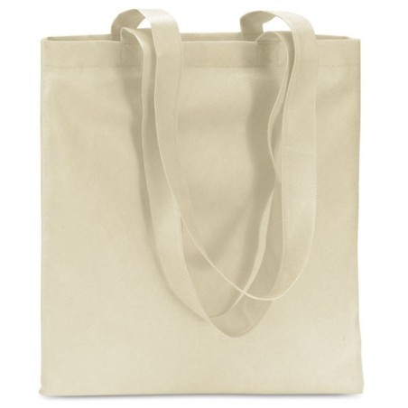 Sac de shopping  et pratique personnalisable - TOTECOLOR Matières : polypropylène (PP) Couleurs : ivoire impression haute défini
