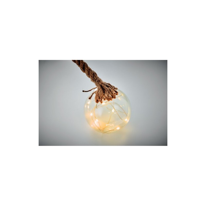 Boule en verre LED BAUBLI - Éclairez vos fêtes !