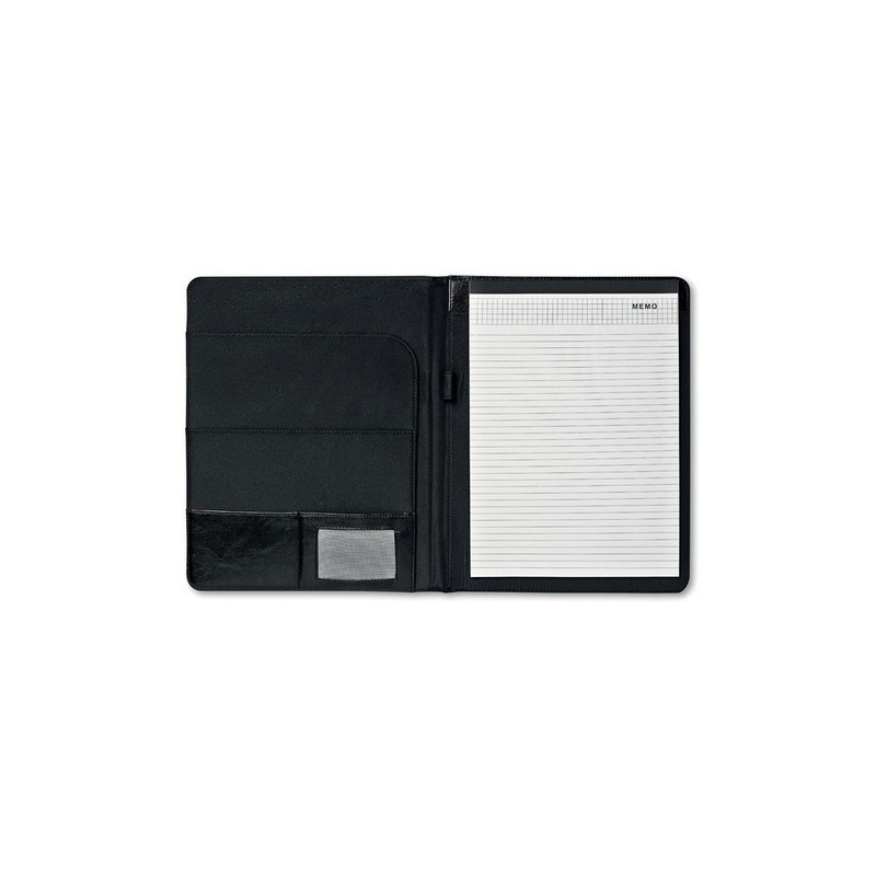Porte-documents A4 Personnalisé BUSWE BIG Matières : PU Couleurs : noir impression haute définition