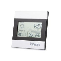 Station météo personnalisée noire et argent RIPPER Matières : ABS Couleurs : argenté mat 2