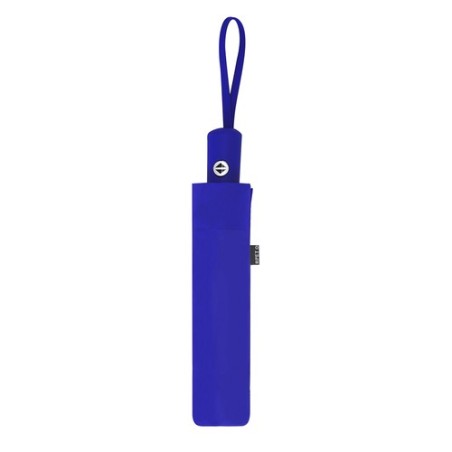 Parapluie Personnalisé Pas Cher - Santana Matières : PET recyclé Couleurs : bleu marine impression logo haute qualité