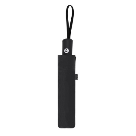 Parapluie Personnalisé Pas Cher - Santana Matières : PET recyclé Couleurs : noir cadeau collaborateur premium