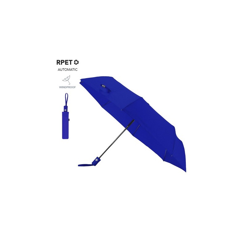 Parapluie Personnalisé Pas Cher - Santana Matières : PET recyclé Couleurs : vert clair marquage laser ultra précis
