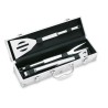Coffret barbecue personnalisé 3 pièces idéal cadeau ASADOR Matières : acier inoxydable Couleurs : argenté