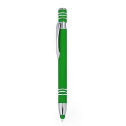 Stylet bille personnalisé pas cher Harkin Matières : caoutchouc Couleurs : rouge marquage couleur éclatante