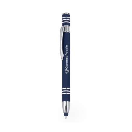 Stylet bille personnalisé pas cher Harkin Matières : caoutchouc Couleurs : bleu livraison express 24h 48h