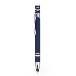 Stylet bille personnalisé pas cher Harkin Matières : caoutchouc Couleurs : noir goodies publicitaire durable