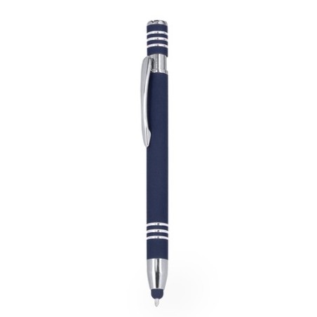 Stylet bille personnalisé pas cher Harkin Matières : caoutchouc Couleurs : noir goodies publicitaire durable