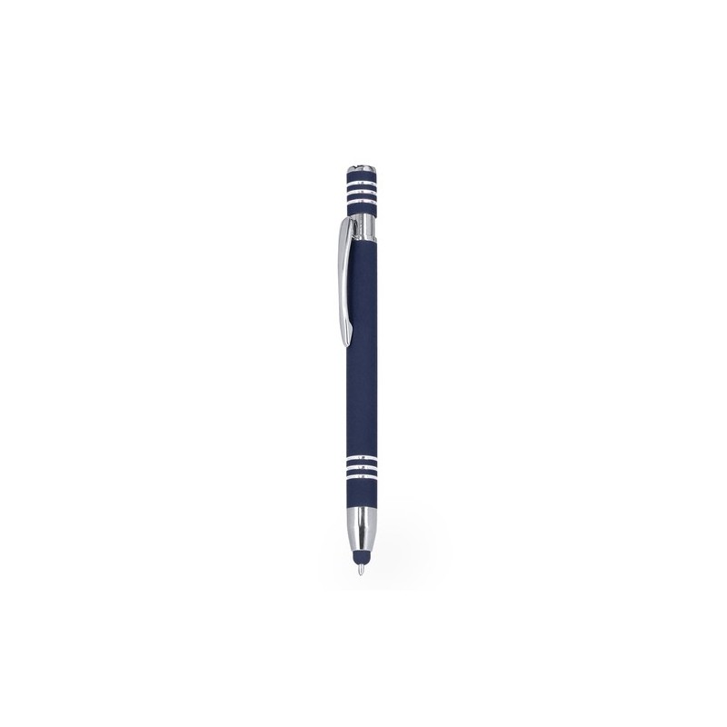 Stylet bille personnalisé pas cher Harkin Matières : caoutchouc Couleurs : bleu marine personnalisable avec votre logo