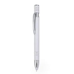 Stylet bille personnalisé pas cher Harkin Matières : caoutchouc Couleurs : bleu marine goodies publicitaire durable