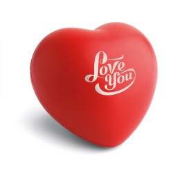 Cœur Anti-Stress Personnalisé pour un Cadeau Unique - LOVY Matières : PU Couleurs : rouge personnalisable avec votre logo 2