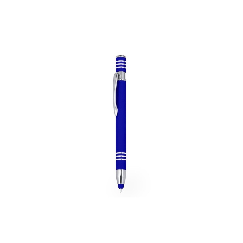 Stylet bille personnalisé pas cher Harkin Matières : caoutchouc Couleurs : bleu marine cadeau entreprise pas cher